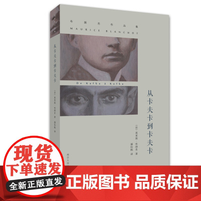 从卡夫卡到卡夫卡 布朗肖作品集 汇集了13篇布朗肖论卡夫卡的文章 南京大学出版社 外国文学小说作品集 现当代文学散文随笔