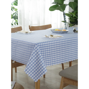 家柏饰(CORATED)茶几pvc桌布防水防烫防油免洗格子餐桌布长方形塑料台布北欧风