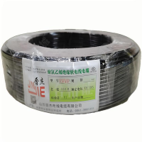 晋杰 铜芯聚氯乙烯绝缘护套屏蔽软电线 RVVP 3*0.5 100米/卷