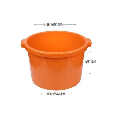 JING PING塑料加厚牛筋洗脚盆耐摔足浴桶家用泡脚洗脚桶泡脚沐足小腿按摩店