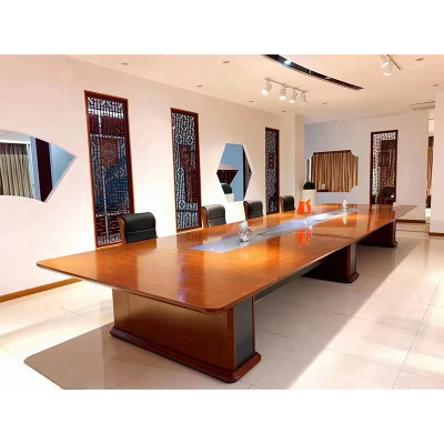 匡大会议桌7.0米会议桌轻奢风H1719-7000F(7000W*2000D*780H)