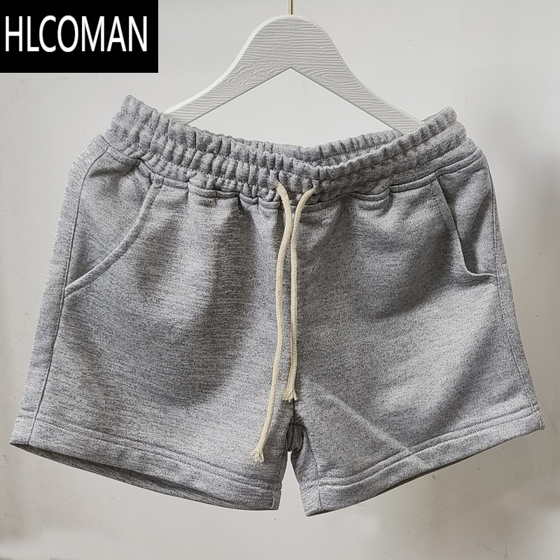 HLCOMAN三分超短裤夏季休闲运动短裤男士宽松居家3健身跑步针织4四分裤潮