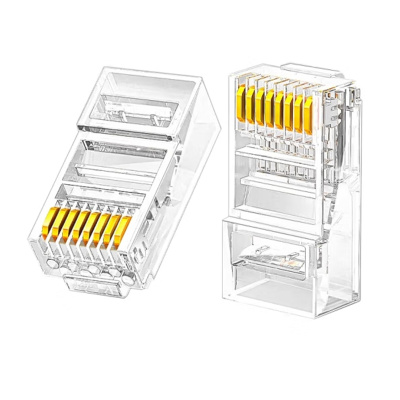 绿联UGREEN 六类千兆非屏蔽网线水晶头 60558 100个/盒