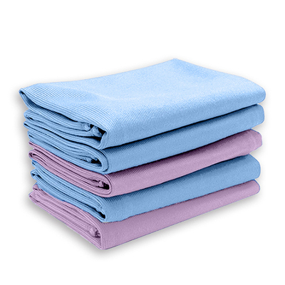 敏胤 M3040A 玻璃布抹布2条/包 蓝+紫