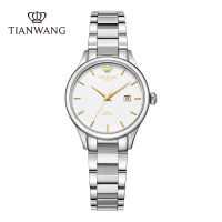 天王表金标送福18K金皇冠logo女表商务休闲轻奢女士石英手表31524