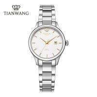 天王表金标送福18K金皇冠logo女表商务休闲轻奢女士石英手表31524