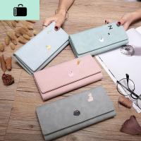 钱包女简约性冷淡长款百搭大气包包女包新款2019秋款学生个性复古NEW LAKE