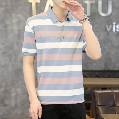 POLO衫男士日系短袖t恤翻领2021新款春夏季潮牌上衣服男装体恤MD81177