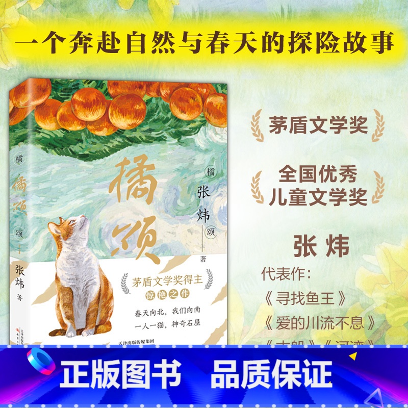 橘颂 [正版]橘颂 茅盾文学奖得主张炜著 讲述一个奔赴自然与春天的故事 一个神奇迷人的探险故事儿童文学阅读书籍青少年成长