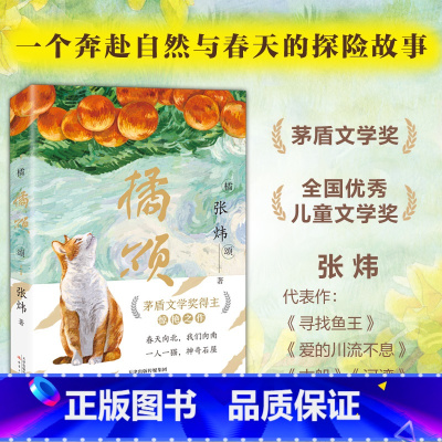 橘颂 [正版]橘颂 茅盾文学奖得主张炜著 讲述一个奔赴自然与春天的故事 一个神奇迷人的探险故事儿童文学阅读书籍青少年成长