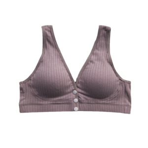 哺乳文胸背心式聚拢防下垂喂奶孕妇内衣女怀孕期纯棉夏季薄款胸罩