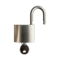 卉塍 HCGS-14 40mm 通开不锈钢挂锁 (计价单位:个)银色