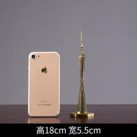 美帮汇广州塔模型小蛮腰合金摆件 金属工艺品 家居装饰品客厅酒柜办公室