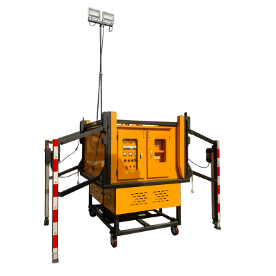 简鼎 JD6717 AC380V 5700K IP65 智能自升降方舱照明灯 (计价单位:台) 黄色