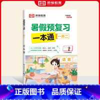 [一升二]暑假预复习一本通 小学通用 [正版]暑假预复习一年级升二升三升四升五升六年级语文数学英语暑假衔接作业一本通下册