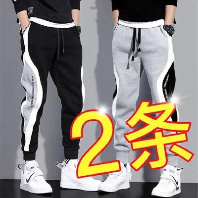 春夏季卫裤男士韩版潮牌休闲裤大码宽松束脚运动裤学生百搭裤子男臻依缘