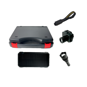 晫安联 ZM9005E 3.7V 25W IP65 10h LED 应急智能照明组合工具箱 (计价单位:套)黑色