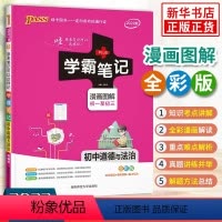 政治 [正版]店铺2024版绿卡学霸笔记初中道德与法治中学教辅初一初二初三政治同步漫画图解七八九年级中考总复习资料辅导书