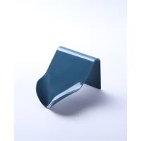 肥皂盒吸盘免打孔壁挂式肥皂架沥水卫生间家用多功能收纳盒香皂盒 三维工匠 砖红1个装
