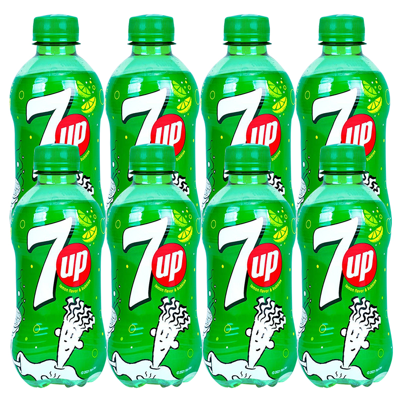 百事可乐 7喜 七喜7up 柠檬味 碳酸饮料整箱 300ml*8瓶 (新老包装随机发货)