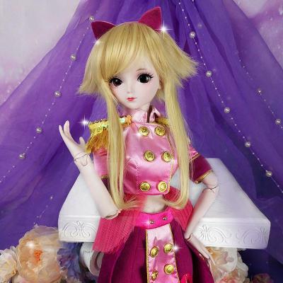 叶罗丽娃娃正品罗丽仙子甜爱心钻夜萝莉娃娃罗丽公主裙仿真洋娃娃成品60娃-亮彩甜爱心钻礼服高约60CM