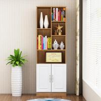 实木简约现代置物柜书柜多功能客厅组合书架简易柜子经济型储物柜