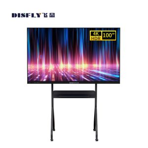 飞显 100英寸智能交互式电子白板会议平板一体机无线投屏触摸屏教学机推车安装 FX-LHD10FH2