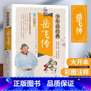 [官方正版]岳飞传 [正版] 岳飞传彩图白话文版 满江红精忠报国小学生青少年版课外阅读书籍传统文化名著儿童文学英雄故事小