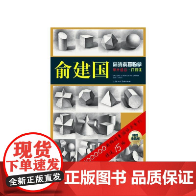 俞建国高清素描临摹单片组合·几何体