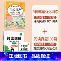 [2本]阅读真题+同步阅读·上册 小学六年级 [正版]阅读理解专项训练书一年级二年级三四五六年级小学语文阅读理解强化训练