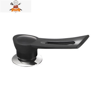 不锈钢锅盖家用炒菜蒸锅盖子通用炒锅钢化玻璃盖30/32/34/36/40cm 敬平 可立式锅盖把手(2个装)锅具配件