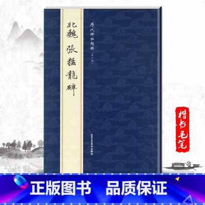[正版]单本北魏张猛龙碑历代碑帖精粹第六辑 毛笔楷书碑帖字帖作品集北魏历代名家书法临摹成人法帖书写毛笔字帖北京工艺美术