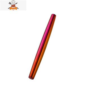 擀面杖家用304不锈钢擀面棍赶面棍滚轴擀饺子皮器烘焙工具 敬平 擀面杖[幻彩3]