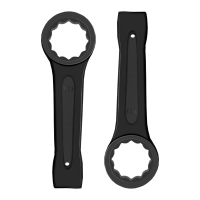 立伟铁牛敲击梅花扳手110mm/把