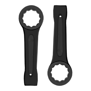 立伟铁牛敲击梅花扳手110mm/把