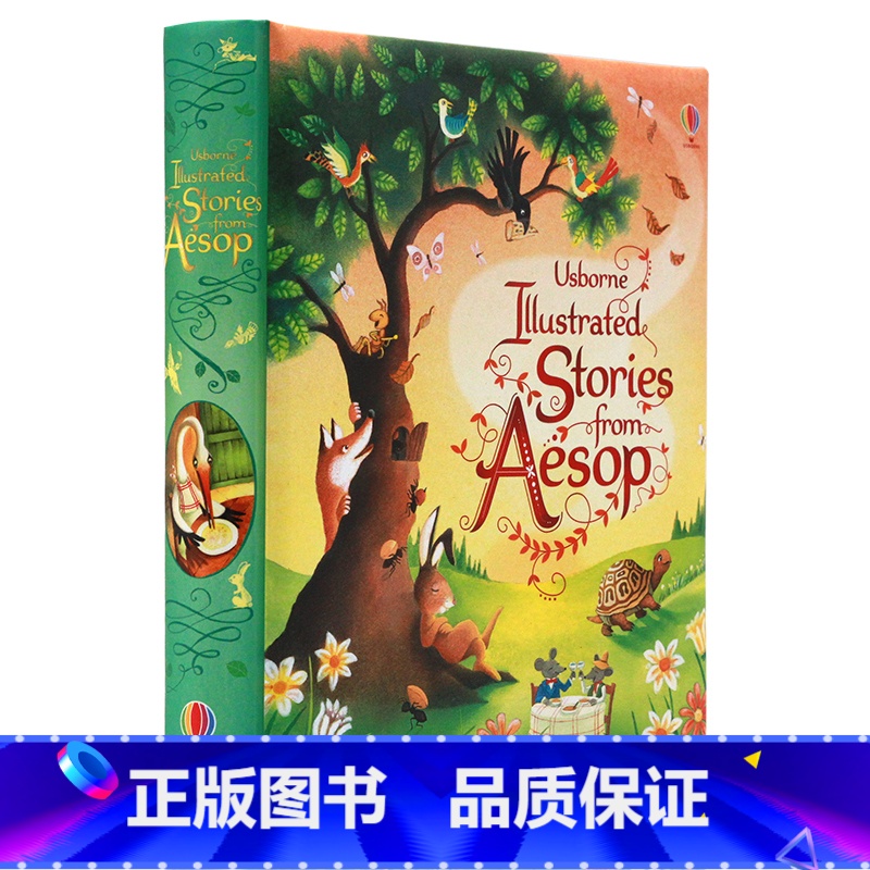 [正版]伊索寓言精装全彩插画版 Usborne Illustrated Stories from Aesop 英文原版