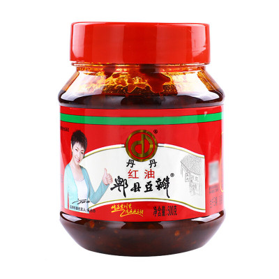 丹丹 酱料 红油郫县豆瓣酱500g 辣椒酱炒菜 川菜调料调味品 四川特产