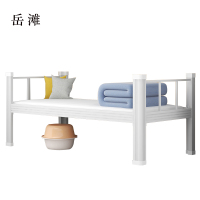 岳滩钢制单人床员工宿舍床公寓床长2米宽1.2米高0.75米