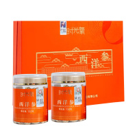 北京同仁堂时光氧国产西洋参片100g*2罐人参皂苷含量丰富