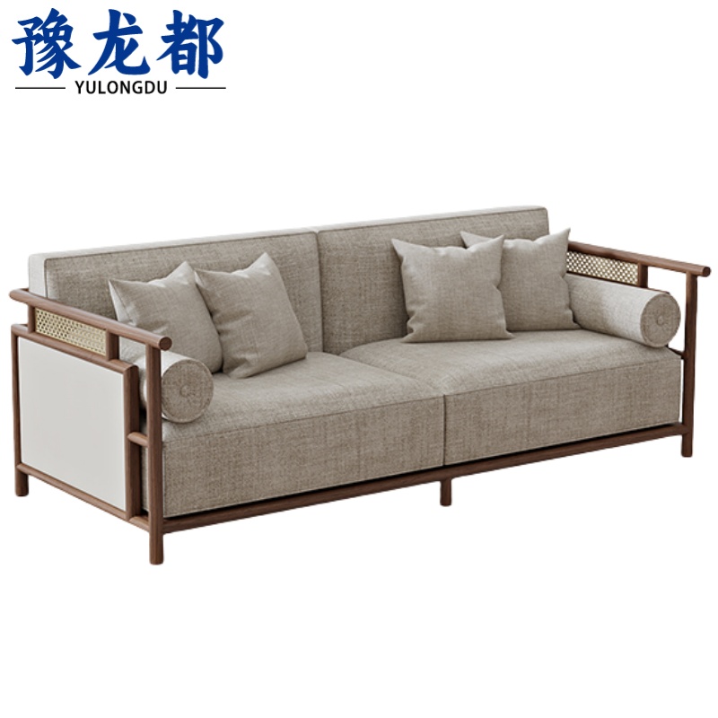 豫龙都 新中式沙发 双人位 张
