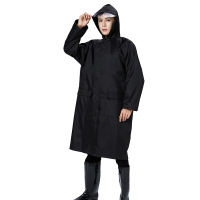 陇步昇L-BS1118X春亚纺长款雨衣连体式