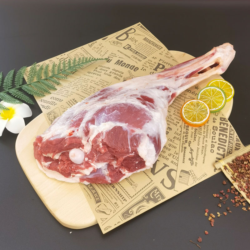 宁夏盐池滩羊4斤羊腿整只后腿生鲜羊肉新鲜速冻羔羊腿烧烤绵羊腿