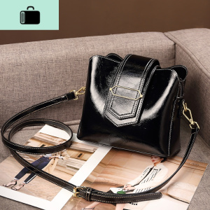 水桶包小包包女2020新款潮流行ins上新时尚女士百搭单肩斜挎女包NEW LAKE 黑色女士单肩包 黑色