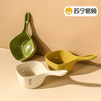 苏宁加厚水瓢大号长柄加深浇菜水舀厨房摔不坏面瓢家用塑料勺2112