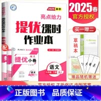 八年级下册语文人教版 八年级/初中二年级 [正版]2025亮点给力提优课时作业本八年级下册上册语文数学英语物理人教苏科译