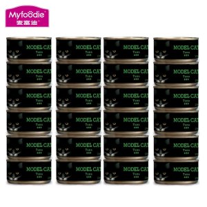 麦富迪猫罐头 模特猫主食罐幼猫成猫通用型猫湿粮 金枪鱼170g*24罐