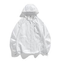 夏季新款防晒衣户外休闲冰丝透气防晒服防紫外线宽松连帽男士外套