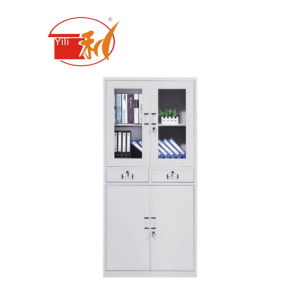 一利 中二斗文件柜YL-W037/850mm*390mm*1850mm 组