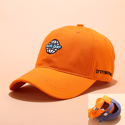 盛世尼曼桔色鸭舌帽子男女街头潮人橘色棒球帽休闲百搭