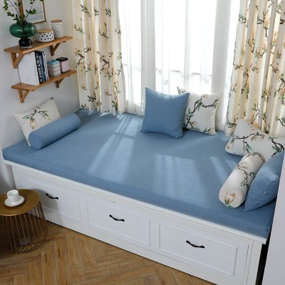 家柏饰(CORATED)北欧高密度海绵飘窗垫乳胶窗台垫定做沙发毯阳台垫榻榻米卡座 9号色 18cm飘窗垫